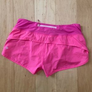 Lululemon speed short size 6